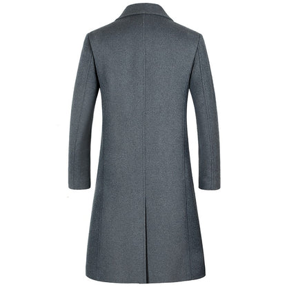 Coats for Men,Wool content 54%,A Long Jacket Below The Knee,Men's Overcoat,Men's Coat Windbreaker,Men Coats, Long Overcoat Men