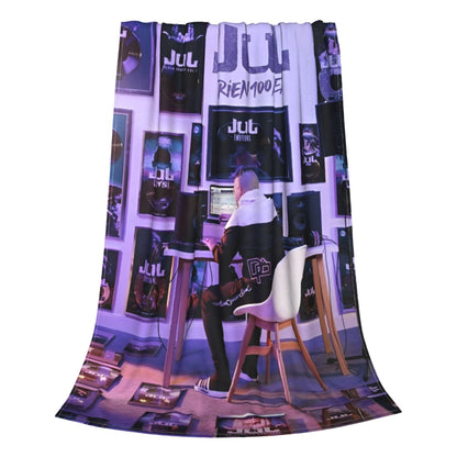 JuL C'est Pas Des Lols Cobertores de Lã Rapper Francês Mantas Leves para Cama Viagem Quilt de Quarto