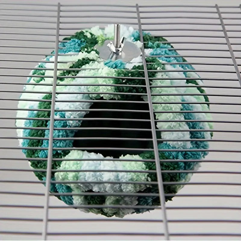 Casa de Inverno Quente para Pássaros, Rede Suspensa, Acessórios de Gaiola, Esconderijo de Pelúcia para Papagaio, Beija-flor, Decoração de Gaiolas de Pássaros