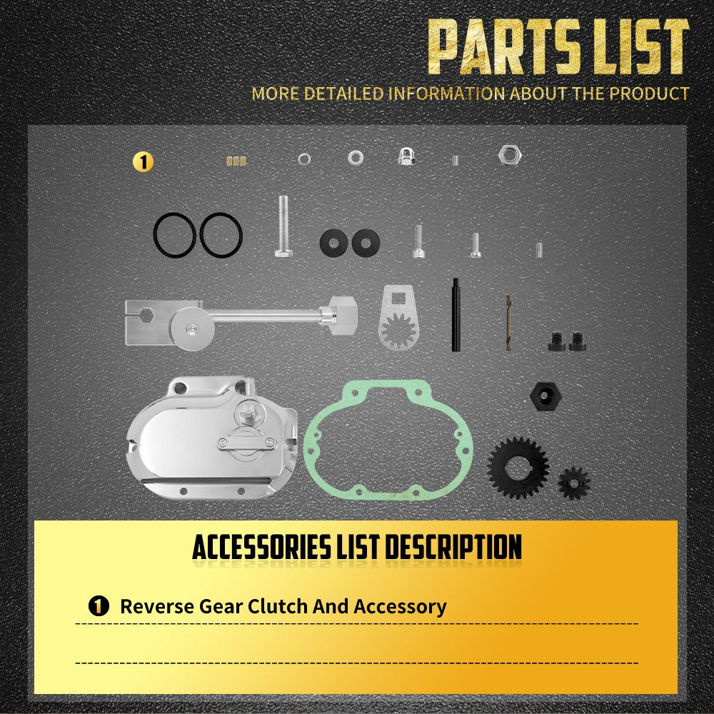 Embreagem de marcha à ré que economiza mão de obra para motocicleta, refit da embreagem de velocidade traseira para Harley Touring Street Glide FLH 08-23 Softail Breakout
