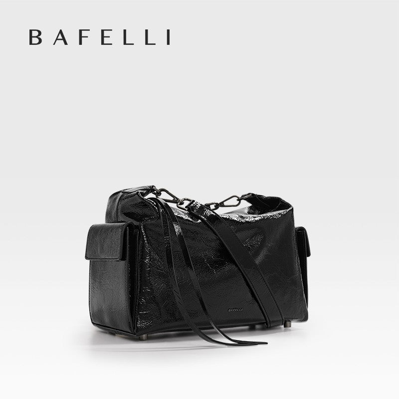 BAFELLI 2025 NEW WOMEN'S CASUAL TOTE BAG UNISEX LARGE SHOULDER GENUINE LEATHER DESIGNER LUXURY BRAND CROSSBODY BAGS FASHION