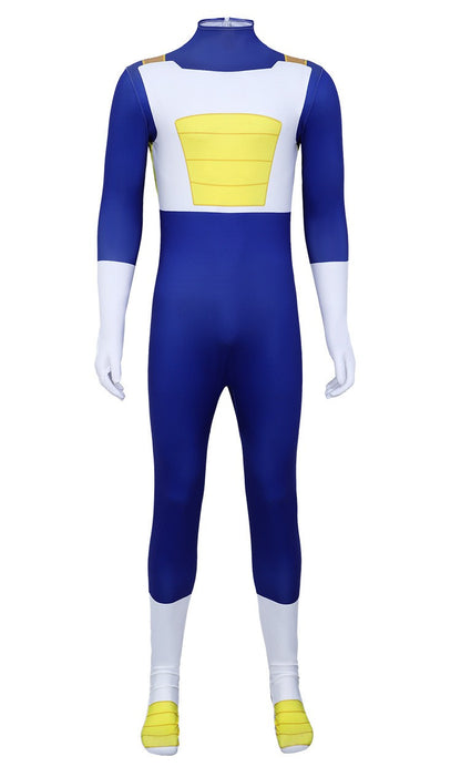 Halloween Vegeta Cos Jumpsuit Game Character Cosplay Bodysuit Halloween Party Costume Adult Fancy Dress Outfit Cosplay Uniform