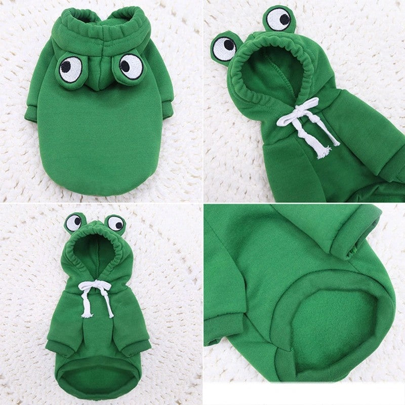 Roupas de cachorro fofas de frutas para cães pequenos, moletons de lã quente para animais de estimação, fantasia de filhote de gato, casaco para terno de jaqueta de chihuahua francês