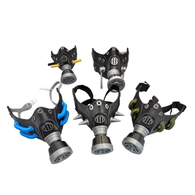 Anime Gachiakuta Riyo Rudo Zanka Enjin Guita Tamsy Cosplay Mask Cleaners Half Masks Halloween Handmade Punk Propss