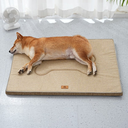 Cama de Cachorro Lavável de Inverno Almofada Reversível para Caixas de Transporte Cama Macia e Fofa para Canis Colchão para Cachorros Grandes, Médios e Pequenos