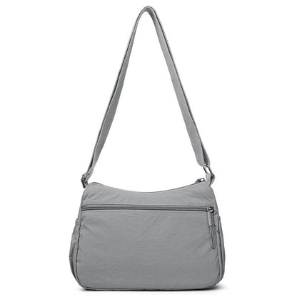 Women's Multi-Compartment Crossbody Bag, Tote Purse with Shoulder Strap, Water-Resistant Nylon Handbag for Moms, Gift Ideas