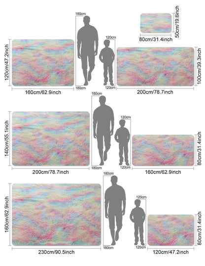 VIKAMA Healing Clouds Carpet Bedroom Living Room Sofa Area Decorative Cushion Ins Style Warm Home Decoration