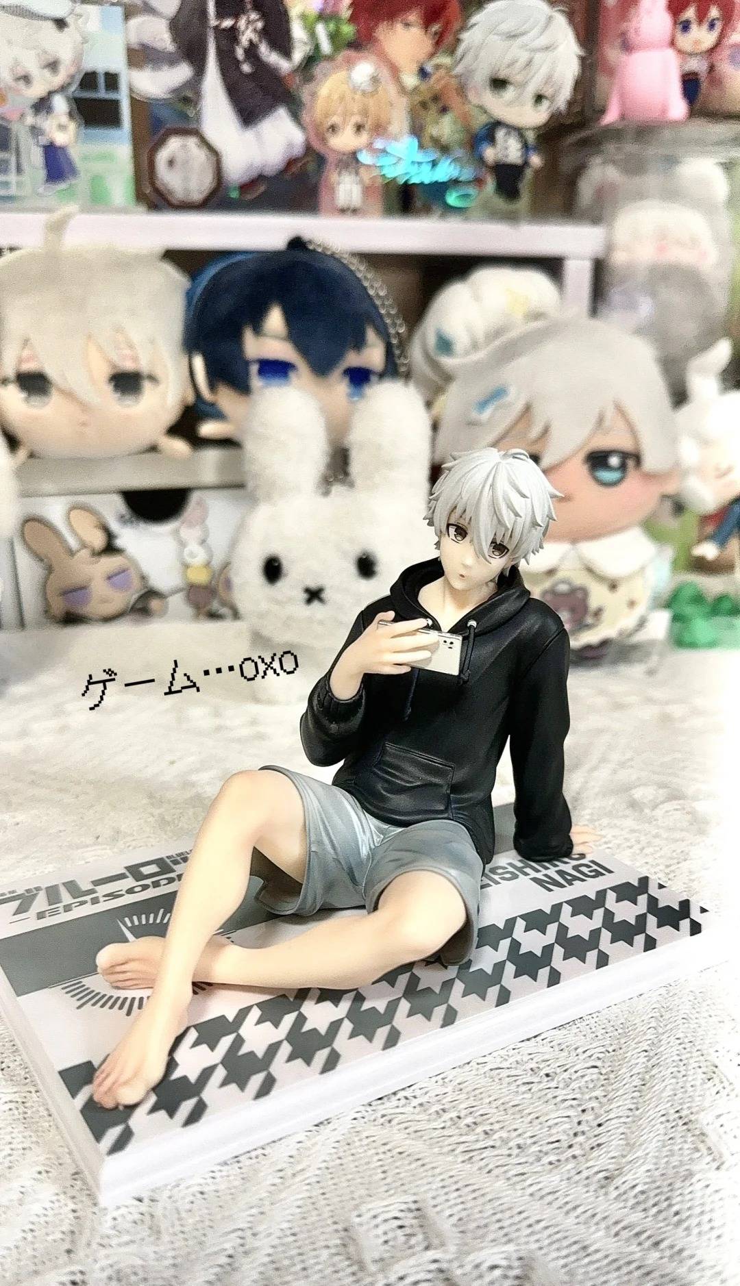 BLUE LOCK Bonecos de Ação Nagi Seishiro Figura de Anime Sentado Estatueta de PVC Modelo Colecionável Brinquedos de Boneca para Crianças Presentes