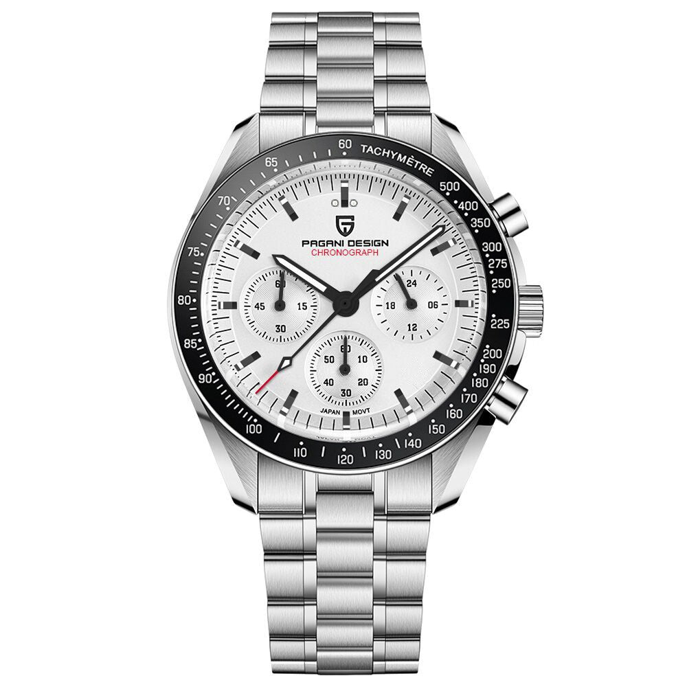 2025 New PAGANI DESIGN Mens Watches Top Brand Luxury Automatic Quartz Chronograph Waterproof Sport Stainless Steel Clock Relogio