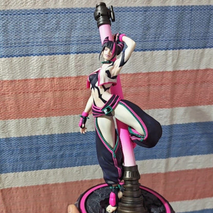 Em Estoque Capcom Genuíno Capcom Street Fighter Street Fighter 6 Han Aranha Li Han Juri Boneco de Ação Coleção Presente de Aniversário