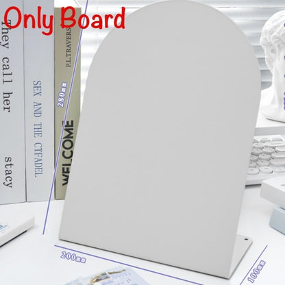 Creative Large Capacity Desktop Message Board Vertical Curved Storage Board Note Board Office Home Desktop Ornament