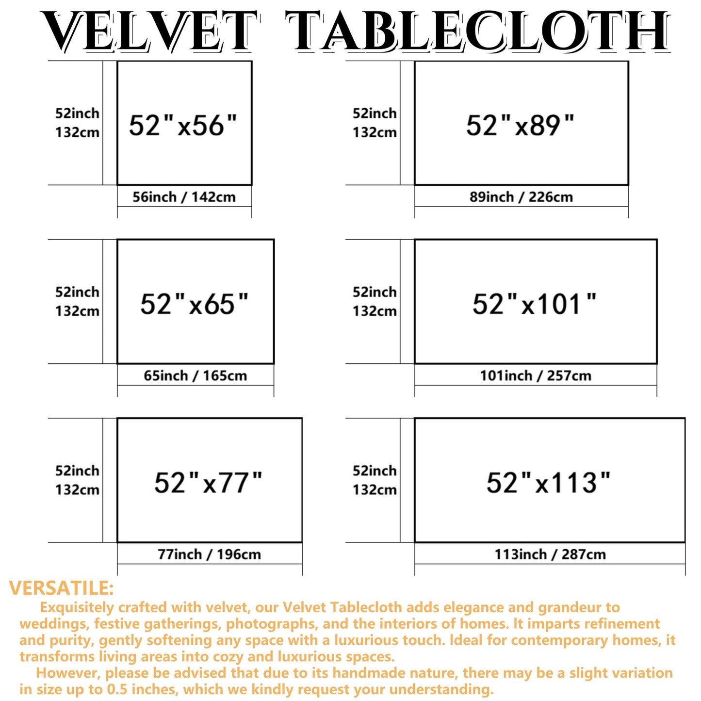 1 PC Luxury Velvet Rectangular Tablecloth Soft And Durable, Elegant Table Setting, Wedding Party, Christmas, Themed Party