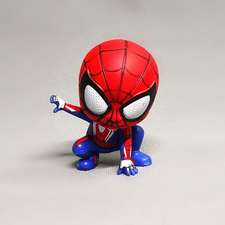 Marvel Spiderman Anime Action Figure Toys PVC Model Spider Man Dolls Decoration Cake Decoration Mdoel Toys Birthday Gifts