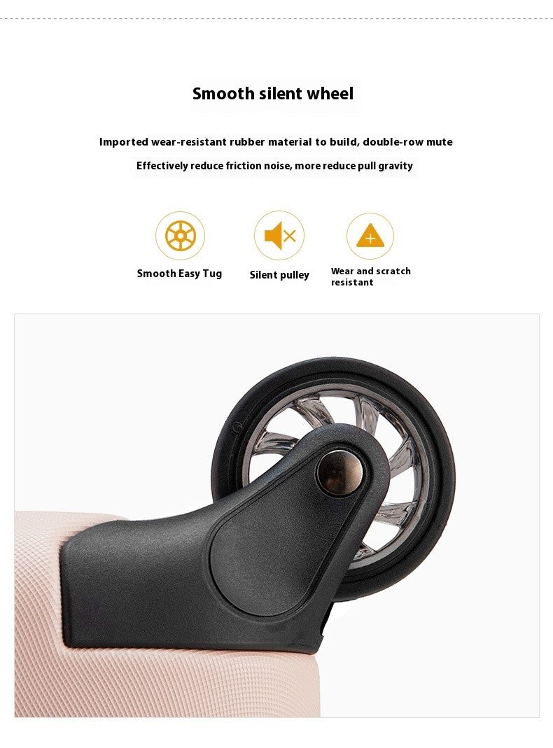 Foldable Upright Luggage Portable Business Travel Suitcase 20/24 Inch - Compact Foldable Carry-On for Easy Storage And Transport