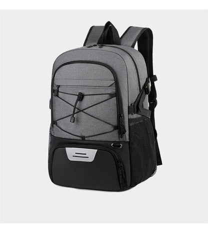 Mochila Esportiva de Basquete para Deslocamento Caminhada Trekking Acampamento com Bolso para Calçados, Viagem ao Ar Livre, Futebol, Academia, Mochila Escolar