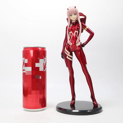 DARLING in the FRANXX Anime Action Figure Zero Two 24cm Estátua de Desenho Animado Modelo Coleção Brinquedos Decoração de Mesa Bonecos Presentes