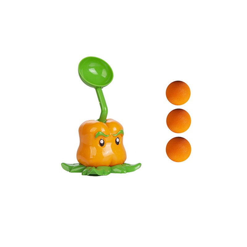Plantas vs Zumbis Boneco Anime Obstáculo Zumbi Pirata Disparervilha Borracha Dura Borracha Macia Figura de Ação Modelo Jogo de Batalha Presente