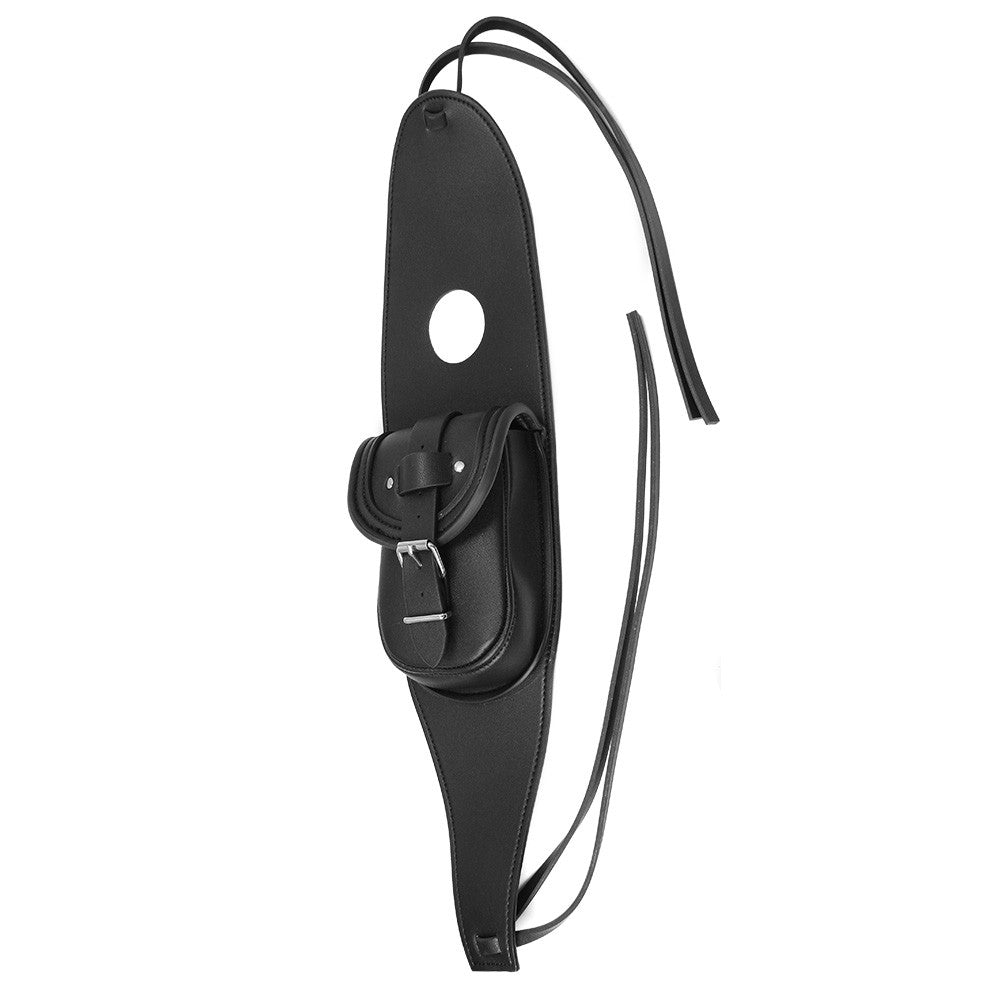 Capa para Painel de Tanque de Combustível de Couro PU Preto para Motocicleta, Almofada de Proteção, Bolsa para Harley Sportster Iron 883 1200 XL Universal