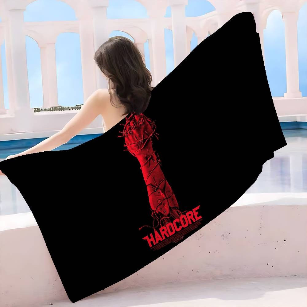 Masters Of Hardcores Microfiber Printed Beach Towel Mountain Climbing Yoga Beach Swimming Running Absorbent Soft Towel