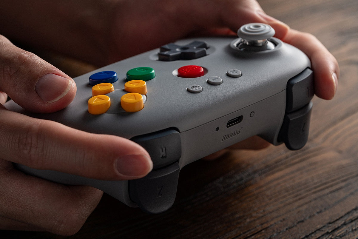 8BitDo N64 Bluetooth Controller for Analogue 3D, Nintendo Switch, Switch 2, Gaming Joystick Gamepad for Windows and Android