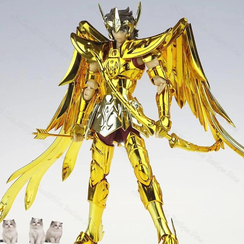 EM ESTOQUE CS Modelo Saint Seiya Myth Cloth EX Sagitário Aiolos/Capricórnio Shura/Gêmeos Saga/Libra Dohko Boneco de Ação