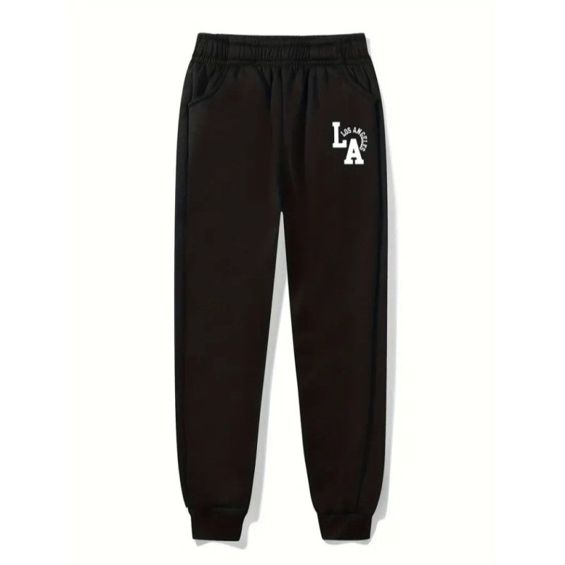 Sweatpants Mens Casual Cotton Mens Joggers Tracksuit Bottoms Men with Loose fit Gym “Los Angeles” Printed
