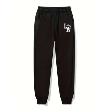Sweatpants Mens Casual Cotton Mens Joggers Tracksuit Bottoms Men with Loose fit Gym “Los Angeles” Printed