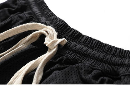 Men's Fitness Joggers Casual Breathable Short Sports Basketball Shorts Mesh Quick Dry Gym Shorts for Male Pants Summer