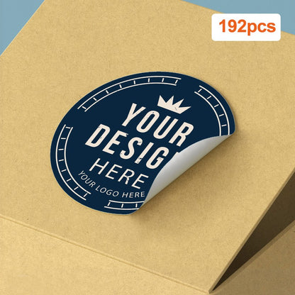 Custom Design Stickers for Personalized Gifts & Events - Upload Your Logo/Photo to Create Unique Labels for Wedding Decor
