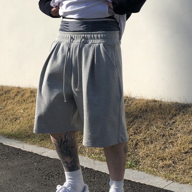Men's summer Gym Fitness Loose Shorts Casual Street Hip Hop Workout Bodybuilding Breathable Short Pants Boardshorts Sweatpants