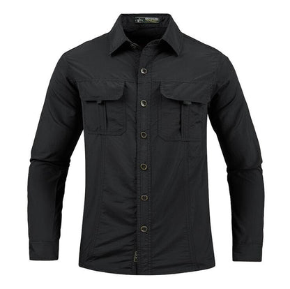 Mens Military Shirt ,Work Cargo Shirts ?Tactical Breathable Quick-Drying Tops
