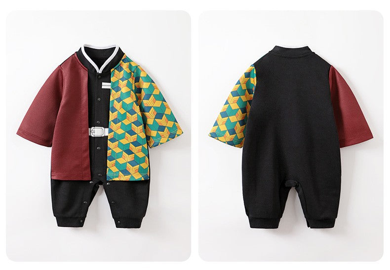 Long Sleeve 0-18 months Newborn Cartoon Cosplay Baby Boy Clothes Toddler Infant Onesie Costume Romper Jumpsuit Spring and Autumn