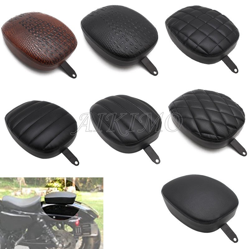 Almofada de assento traseiro para motocicleta compatível com Sportster XL1200 883 72 48 2010-2015