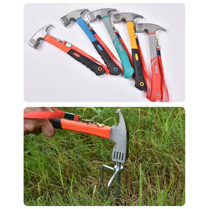 Martelo de Tenda em Aço Carbono, Martelo de Tenda de Acampamento, Martelo de Tenda em Aço Carbono, Extrator de Pregos Doméstico em Aço Carbono, Extrator de Pregos em Aço Carbono