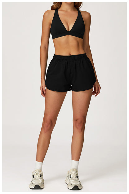 Yoga Shorts Women High Waist Workout Shorts Fitness Push Up Yoga Shorts Fitness Ladies Yoga Gym Running Short Pants Sportswear