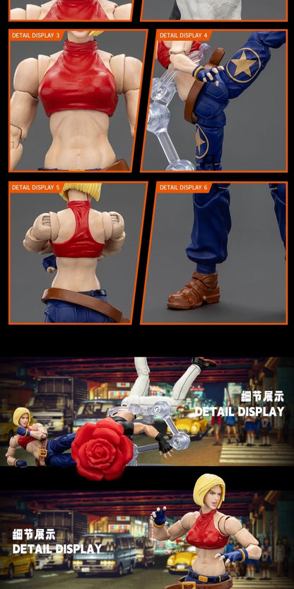 JOYTOY SNK KOF '98UM' 97 Special Team Ryuji Yamazaki Billy Kane Blue Mary 1/18 Bonecos de Ação Modelo Colecionável Brinquedo Presente para Menino