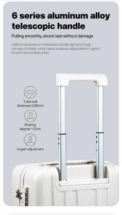 Best Spinner Luggage Suitcase PC Trolley Case Travel Bag Rolling Wheel Carry-On Boarding Men Women Luggage Trip Journey H80002