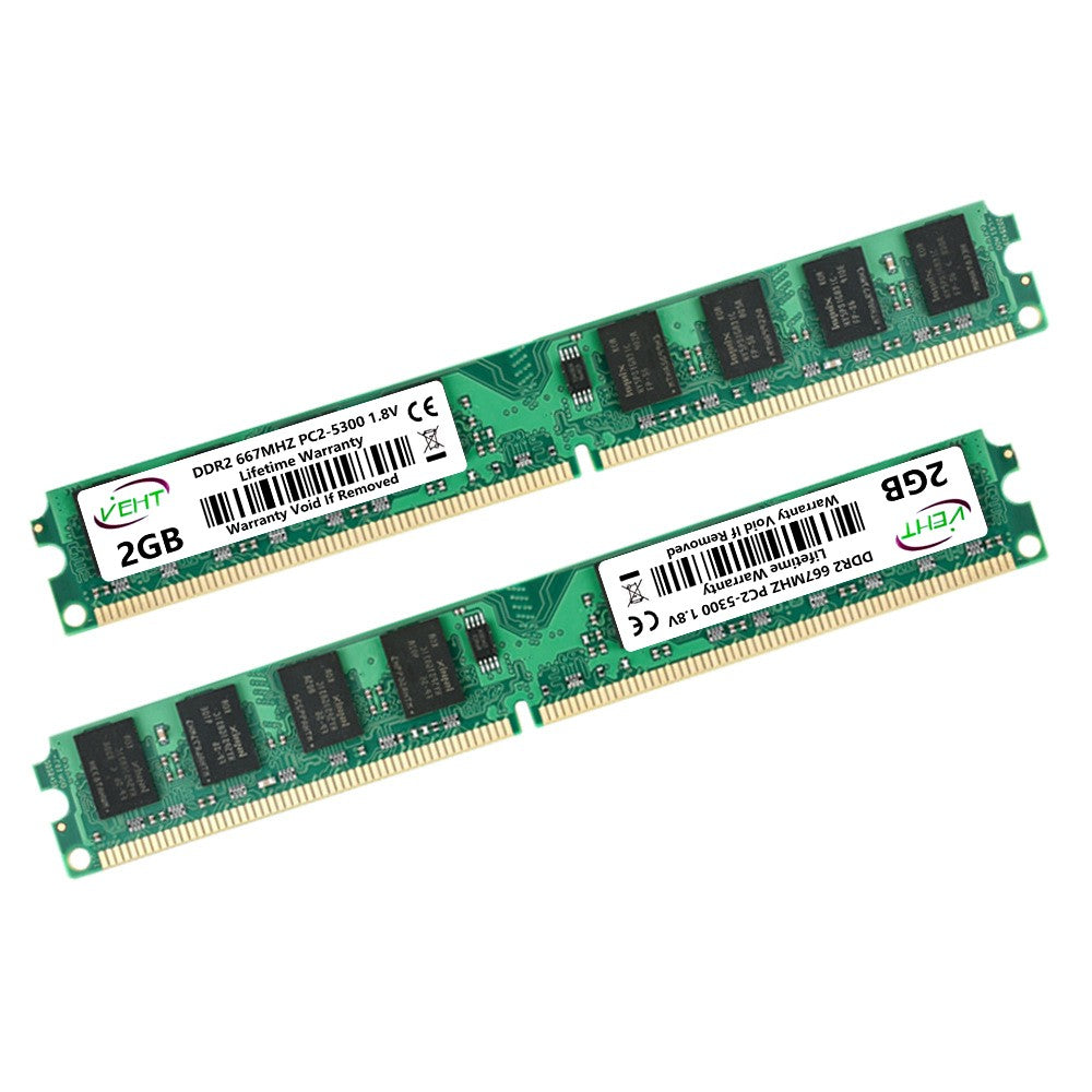 DDR2 DDR3 2GB 4GB 8GB DIMM Desktop Memoria Ram PC3 1066 1333 1600Mhz 1.5V PC2 667 800Mhz 1.8V 240Pin Computer Non-ECC Memory Ram