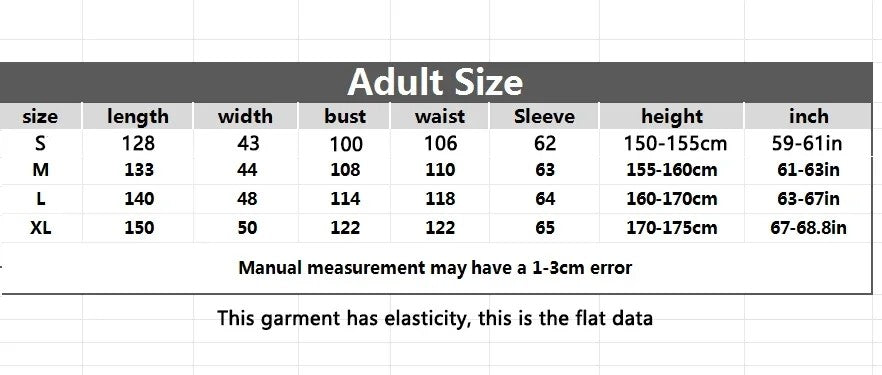 Anime Movie Character Jumpsuit Dress Cosplay Costume Kids Children Men Women Halloween Costume ?
