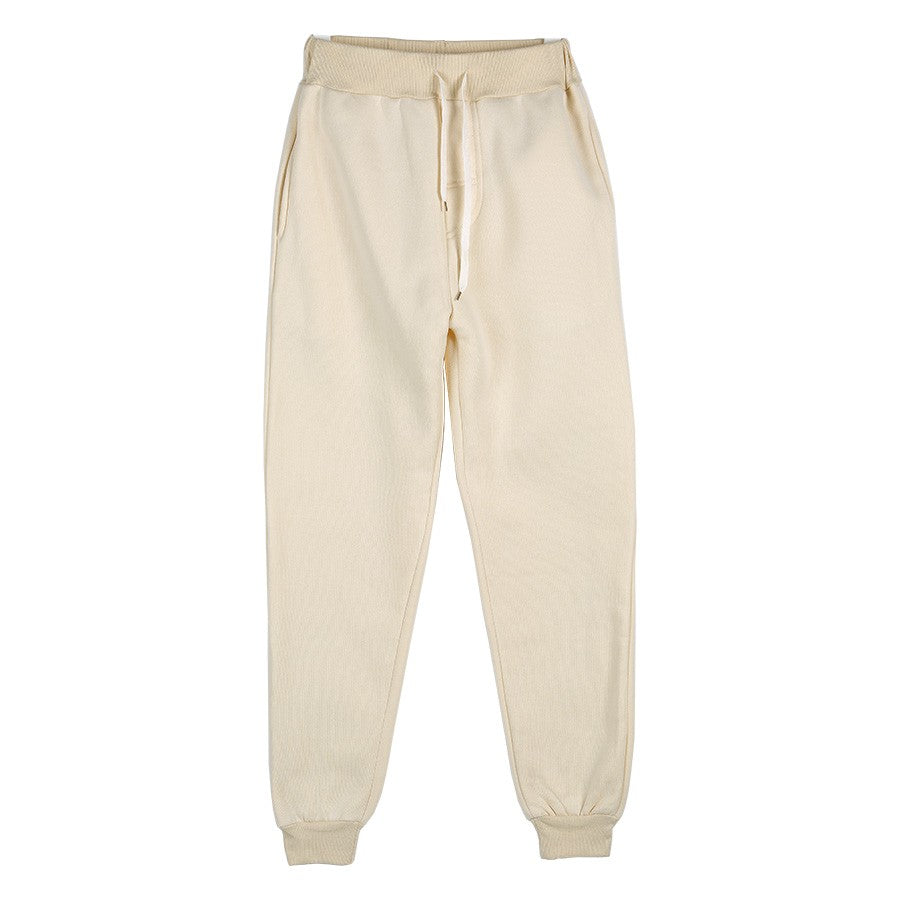 Calças de Moletom Masculinas/Femininas Casuais de Lã Calças Esportivas Unissex Moda Lisa Solta Calças Streetwear Outono Inverno Corrida Fitness P