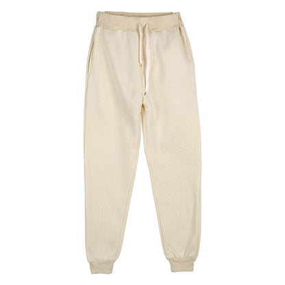 Calças de Moletom Masculinas/Femininas Casuais de Lã Calças Esportivas Unissex Moda Lisa Solta Calças Streetwear Outono Inverno Corrida Fitness P