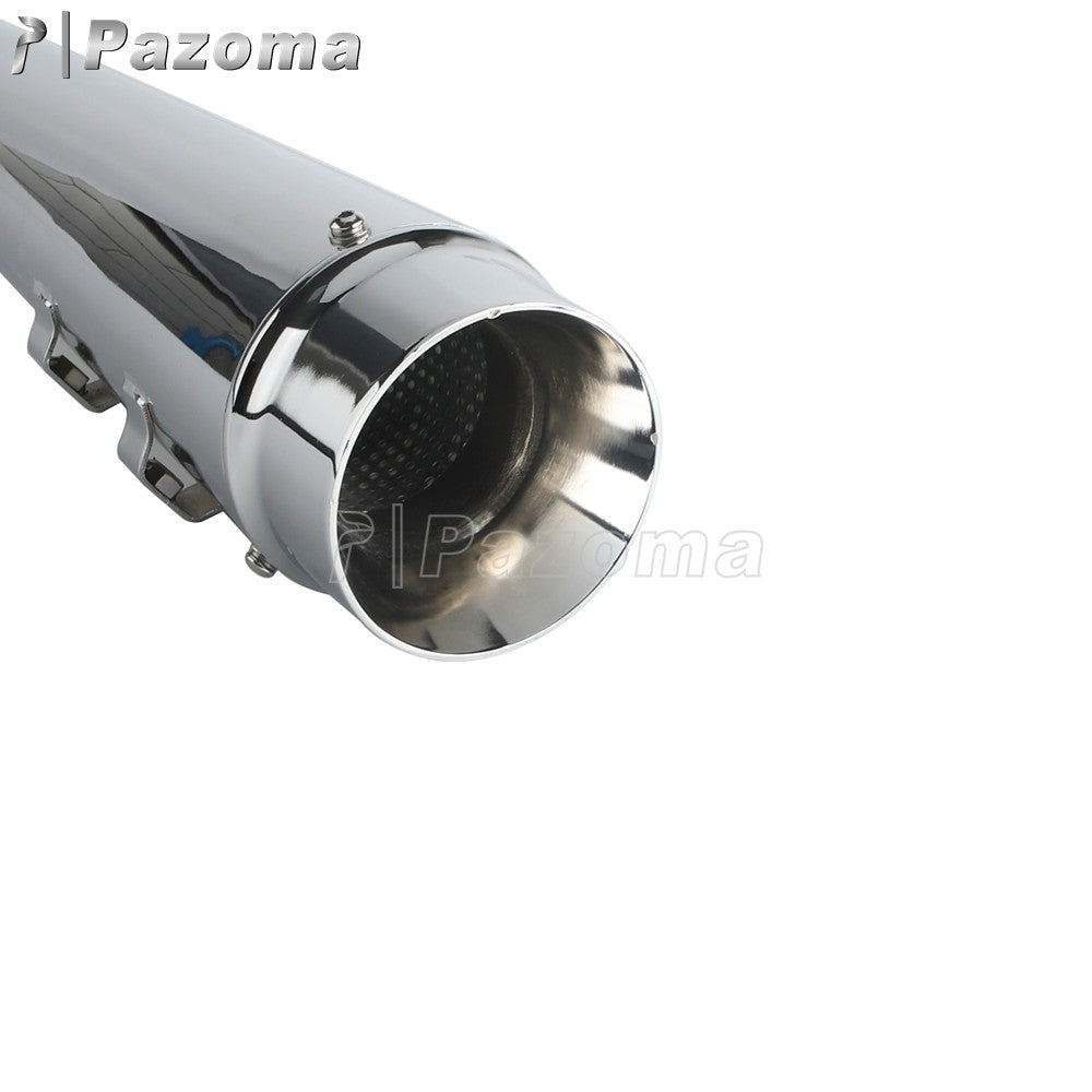 For Harley Touring Street Electra Glide Road King Special FLHRXS 2017-2023 Motorcycle Exhaust Muffler Slip-On Dual Exhaust Pipes