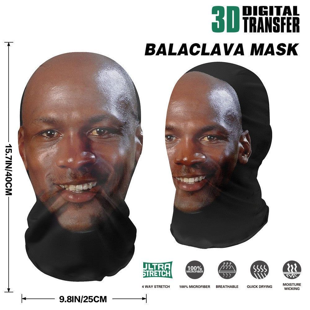 Full Face Mask Celebrity Ball-game Star Face Mask Simulation kanye Shiesty Mesh Mask For Men Party Supplies Cosplay Props NoveL