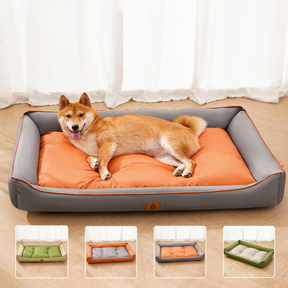Cama de cachorro grande à prova d'água de tecido Oxford Cama de cachorro à prova d'água para cães pequenos/médios/grandes Cama de gato de inverno Tapete macio para animais de estimação para dormir