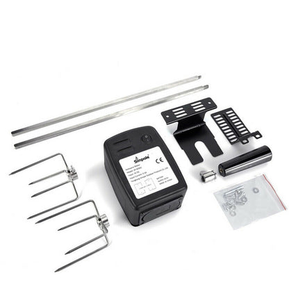 Electric Rotating BBQ Grill 360° Auto Turn Spit Roaster for Chicken Meat Shish Kebab Electric Barbecue Rotisserie Oven Grill