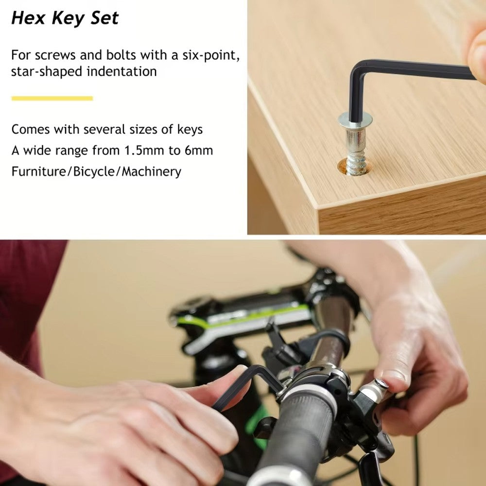 Kit de Ferramentas com 108 Peças Jogo de Ferramentas para Casa Kits de Ferramentas Domésticas DIY para Reparos e Manutenção em Casa