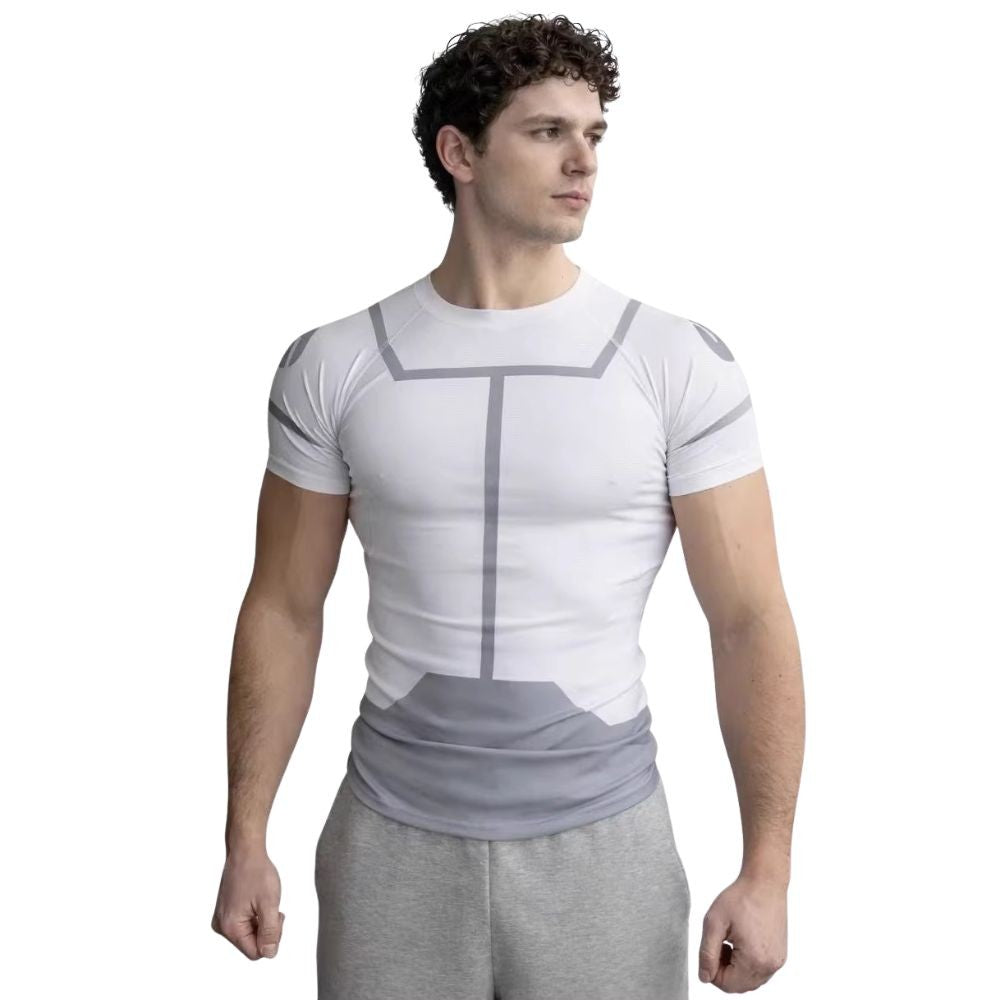Invincible Mark Grayson Cosplay Thragg Costume Disguise for Adult Men T-Shirts Casual Outfits Roleplay Halloween Carnival Suit