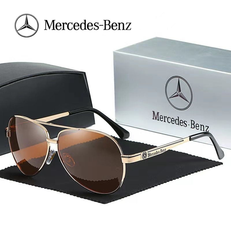For Mercedes Benz A B C E S V Class GLB GLC GLE AMG Pilot SLK SLC ML Car High Men Anti Glare Driver Goggles Polarized Sunglasses