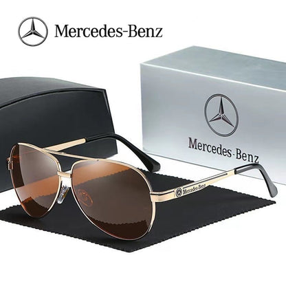For Mercedes Benz A B C E S V Class GLB GLC GLE AMG Pilot SLK SLC ML Car High Men Anti Glare Driver Goggles Polarized Sunglasses