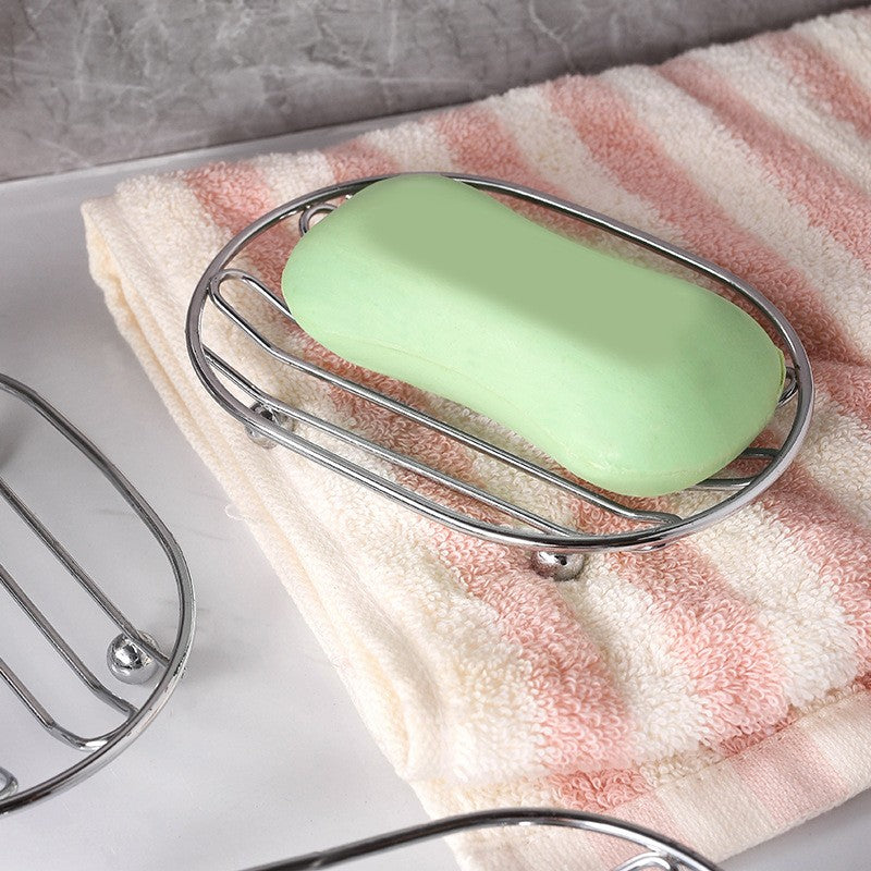 Metal Soap Dish Drainage Design Bathroom Soap Holder Shower Accessory Toilet Soap Filter Rack